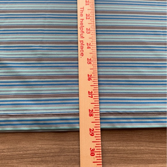 Puma Golf Pocket Polo Shirt Blue Stripes Men’s Size Medium - Picture 7 of 8